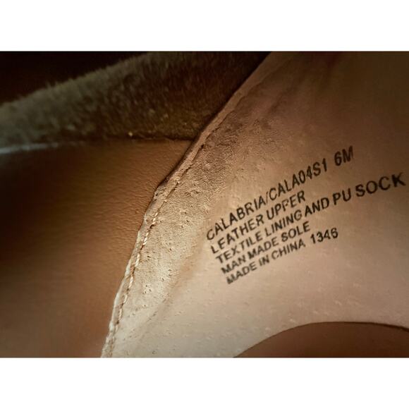 Steve Madden Calabria Womens Size 6M Tan Brown Leather Ankle Boots Booties - Picture 11 of 13